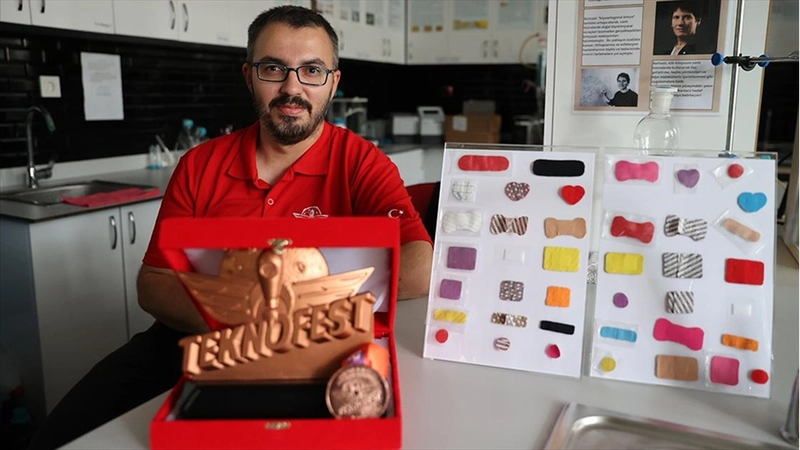 Yarayı çabuk iyileştiren antimikrobiyal bant TEKNOFEST