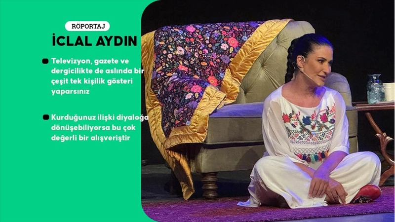 İclal Aydın tek kişilik gösterisi 