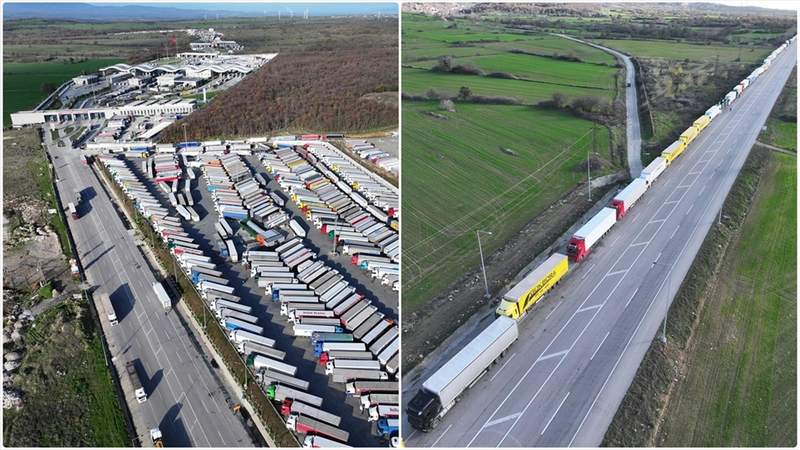 Yunan çiftçi eylemleri, Türk tarafında tır trafiğini olumsuz etkilemeye devam ediyor