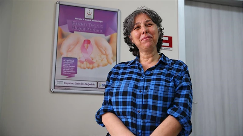 Komşu tavsiyesiyle sağlık taraması yaptıran kadın erken teşhisle kanseri yendi