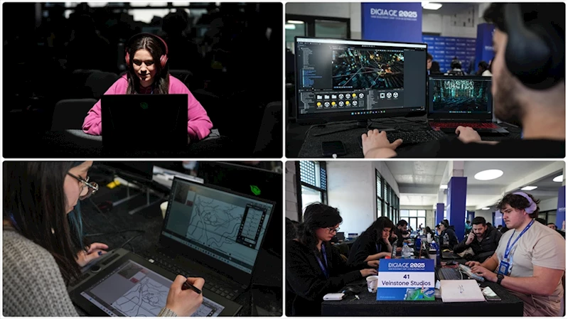 Oyun sektörüne ilgi duyanlar DIGIAGE Oyun Geliştirme Kampı 2025