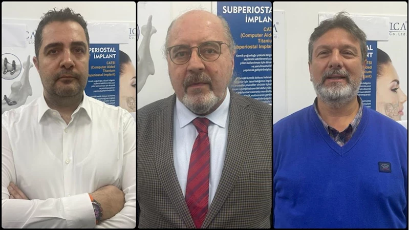 Çene kemiği erimiş hastalara özel titanyum diş implantı