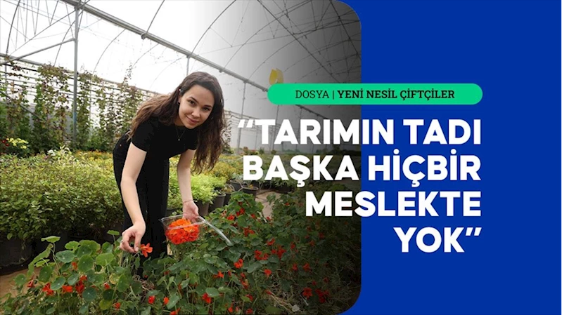 Genç çiftçi raf ömrünü 30 güne çıkardığı yenilebilir menekşeleri pazarlıyor