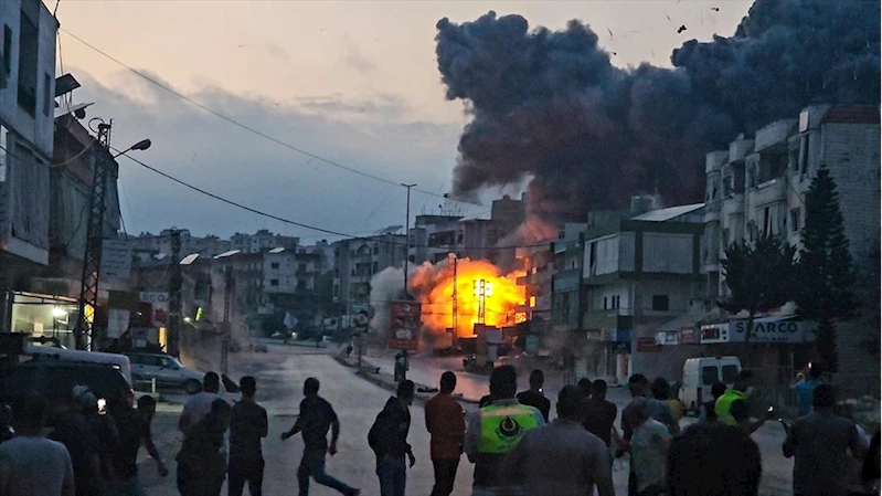 İsrail savaş uçakları, Lübnan’ın güneyini bir dizi saldırıyla hedef aldı