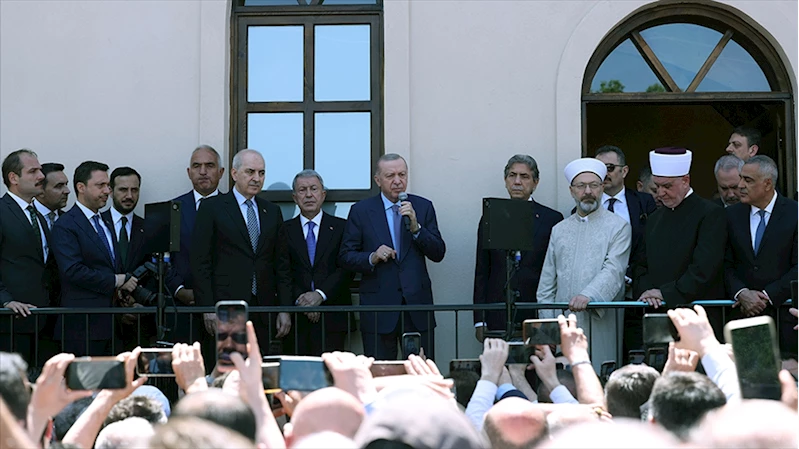 Cumhurbaşkanı Erdoğan, Kireçburnu Gümrükçü İshak Ağa Camisi