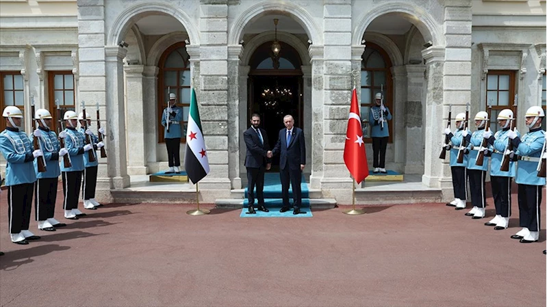 Cumhurbaşkanı Erdoğan, Suriye Cumhurbaşkanı Şara ile görüştü