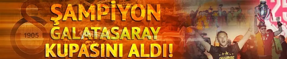 Şampiyon Galatasaray, kupasını Yenikapı’da aldı!