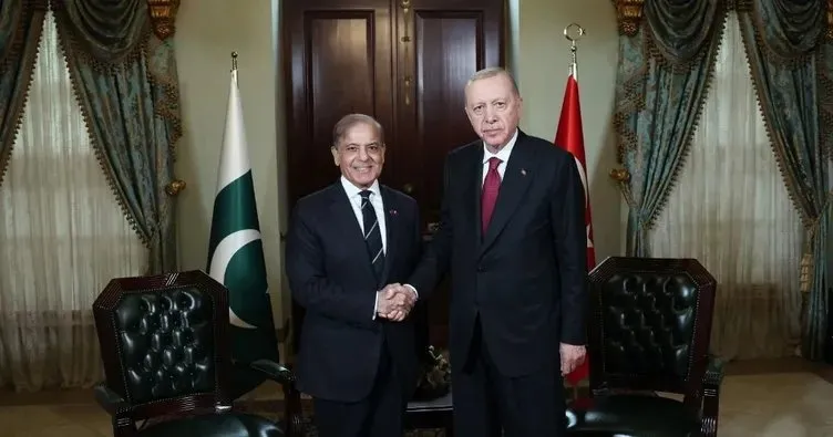  Başkan Erdoğan Şahbaz Şerif