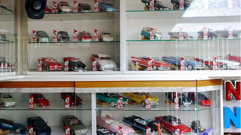 Konyalı koleksiyoner 25 yılda topladığı 259 model otomobili özenle saklıyor