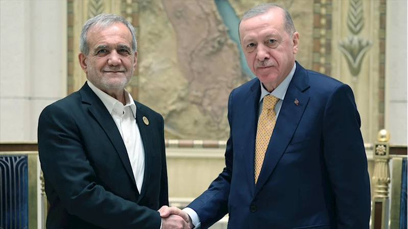 Cumhurbaşkanı Erdoğan, İran Cumhurbaşkanı Pezeşkiyan ile telefonda görüştü
