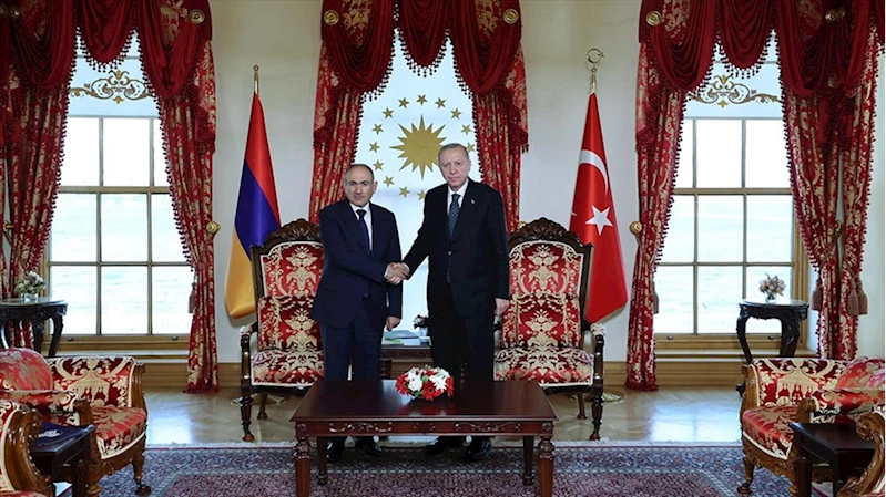 Cumhurbaşkanı Erdoğan Ermenistan Başbakanı Paşinyan