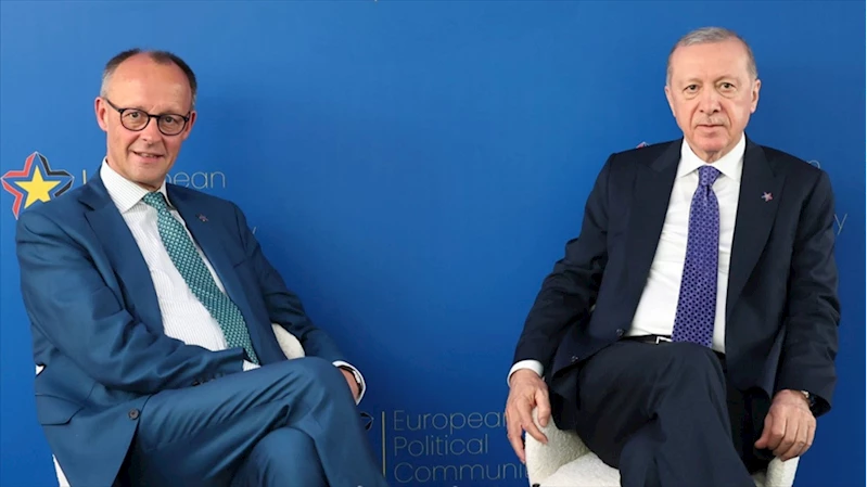 Cumhurbaşkanı Erdoğan, Almanya Başbakanı Friedrich Merz ile telefonda görüştü