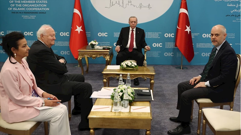 Cumhurbaşkanı Erdoğan, BM Medeniyetler İttifakı Yüksek Temsilcisi Moratinos