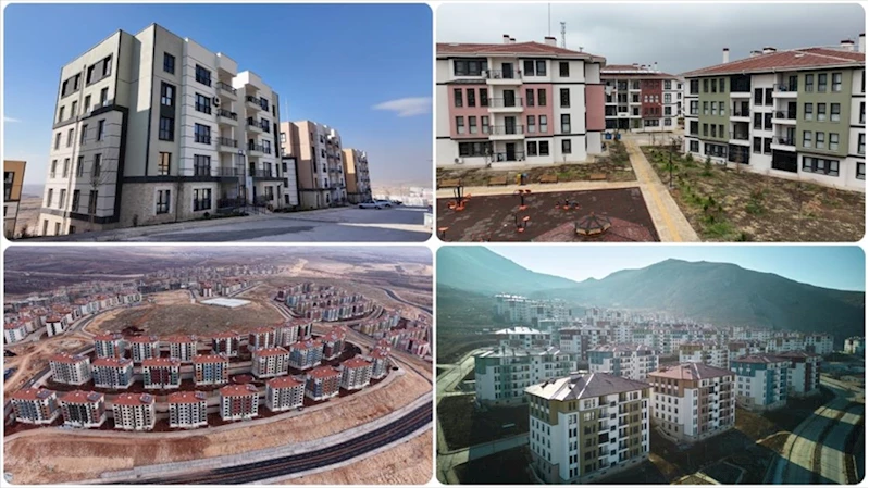 Deprem bölgesinde yıl sonuna kadar 452 bin konut ve iş yeri teslim edilecek