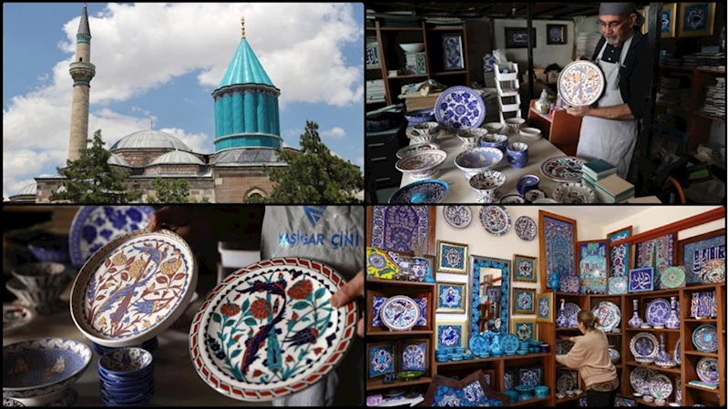 Çini ustası arkeoloğun imza eseri 