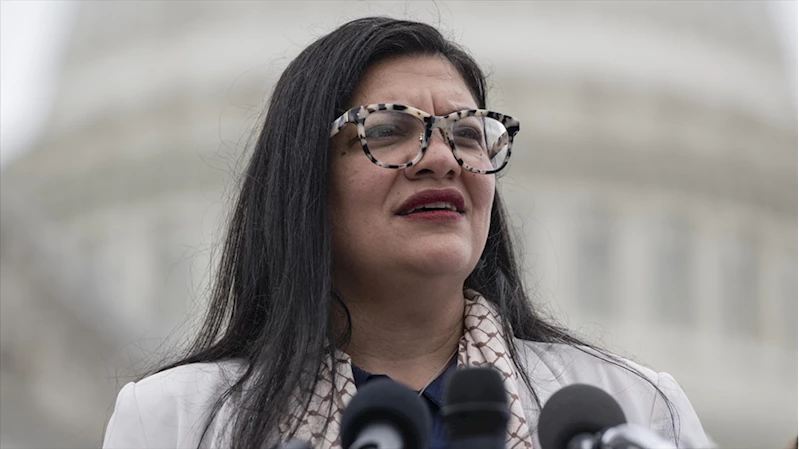 ABD Kongre üyesi Tlaib, İsrail-ABD güdümlü yardım kuruluşuna sağlanan fona tepki gösterdi