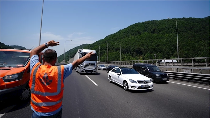 Trafikte bayram önlemleri kapsamında ağır taşıtlara kısıtlama