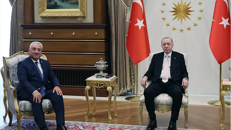 Cumhurbaşkanı Erdoğan, DSP Genel Başkanı Aksakal