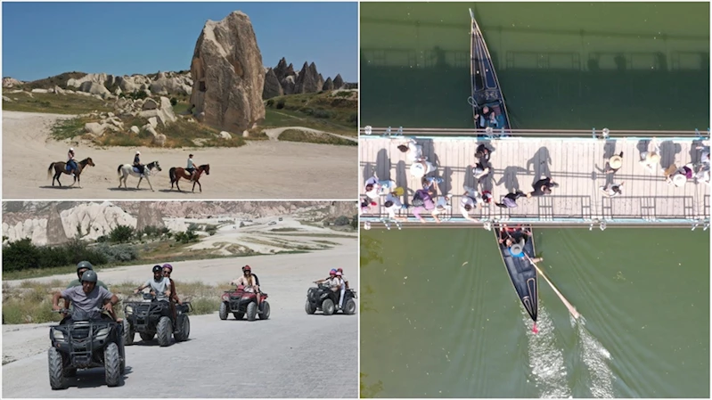 Yerli turistler Kurban Bayramı tatilinde Kapadokya