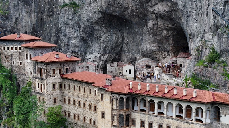 Sümela Manastırı yılın ilk yarısında 151 bin 315 ziyaretçiyi ağırladı