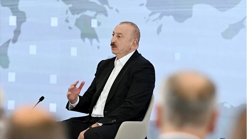 Azerbaycan Cumhurbaşkanı Aliyev: Ukraynalılar teslim olmamalı ve toprak bütünlüklerinin ihlalini kabul etmemeliler