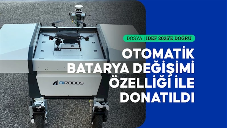 Dron barınağına hareket yeteneği kazandırıldı