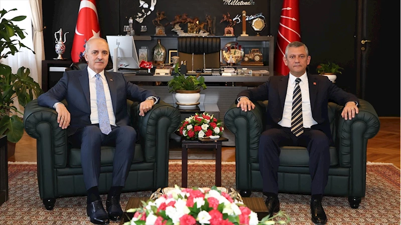 TBMM Başkanı Kurtulmuş, CHP Genel Başkanı Özel