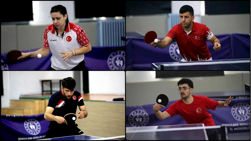 İşitme Engelli Masa Tenisi Milli Takımı, olimpiyatlara madalya hedefiyle hazırlanıyor