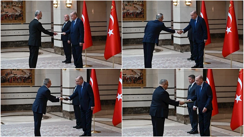 Cumhurbaşkanı Erdoğan, 4 ülkenin büyükelçisini kabul etti