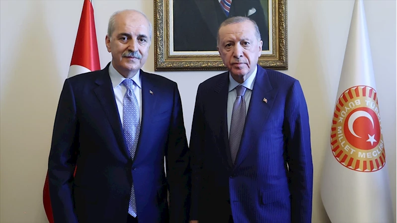 Cumhurbaşkanı Erdoğan, TBMM Başkanı Kurtulmuş