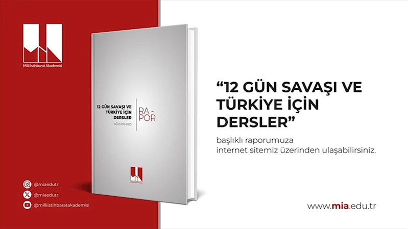 Milli İstihbarat Akademisi, İsrail ile İran arasındaki 