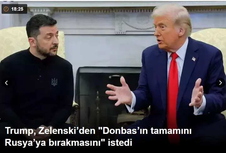 Trump, Zelenski’den 