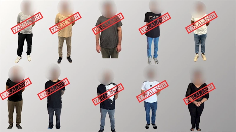 Kırmızı bültenle ve ulusal seviyede aranan 10 suçlu Türkiye