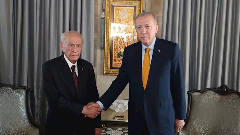 Cumhurbaşkanı Erdoğan, MHP Genel Başkanı Bahçeli ile görüştü