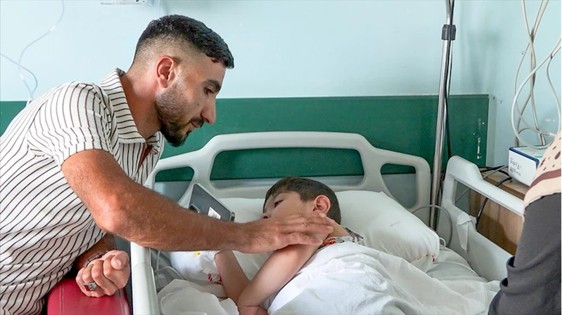Doğuştan kalp rahatsızlığı bulunan küçük Miran, Diyarbakır