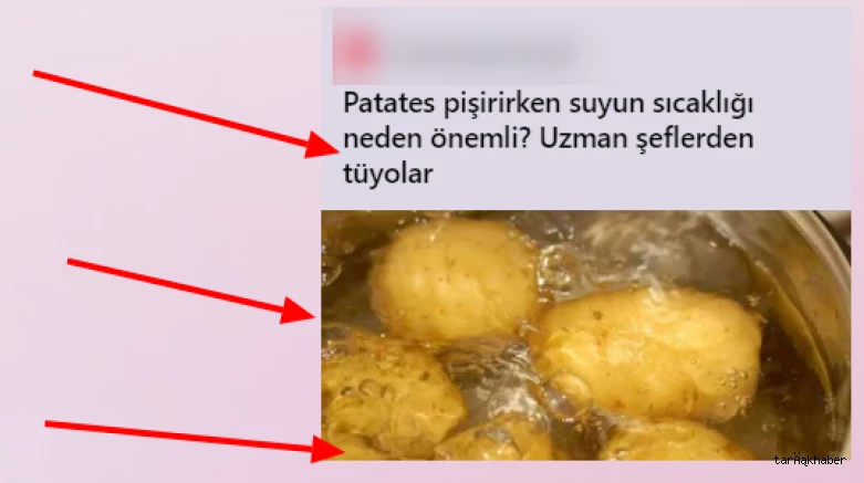 Patates pişirirken suyun sıcaklığı neden önemli? Uzman şeflerden tüyolar