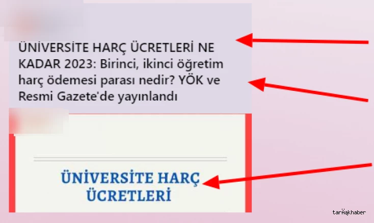 ÜNİVERSİTE HARÇ ÜCRETLERİ NE KADAR 2023: Birinci, ikinci öğretim harç ödemesi parası nedir? YÖK ve Resmi Gazete